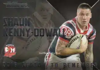 2017 NRL Traders Season To Remember - SR27 Shaun Kenny-Dowall Sydney Roosters