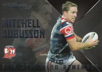 2017 NRL Traders Season To Remember - SR28 Mitchell Aubusson Sydney Roosters