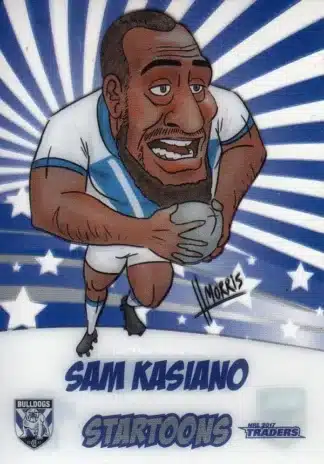 2017 NRL Traders Startoons - ST03 Sam Kasiano Canterbury Bulldogs