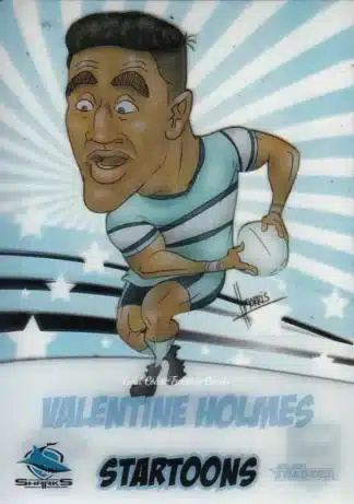 2017 NRL Traders Startoons - ST04 Valentine Holmes Cronulla Sharks