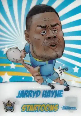 2017 NRL Traders Startoons - ST06 Jarryd Hayne Gold Coast Titans