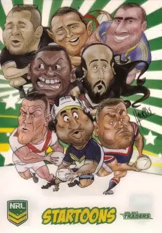 2017 NRL Traders Startoons - ST14 Group B Header Card