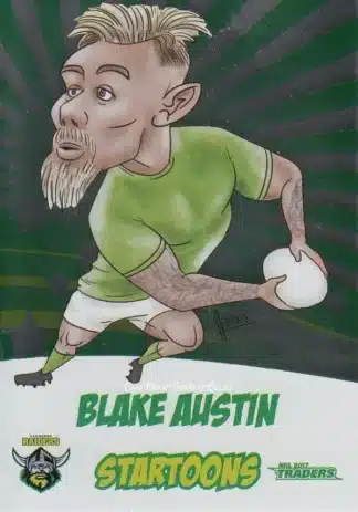 2017 NRL Traders 3D Startoons - STA02 Blake Austin Canberra Raiders