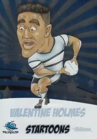 2017 NRL Traders 3D Startoons - STA04 Valentine Holmes Cronulla Sharks
