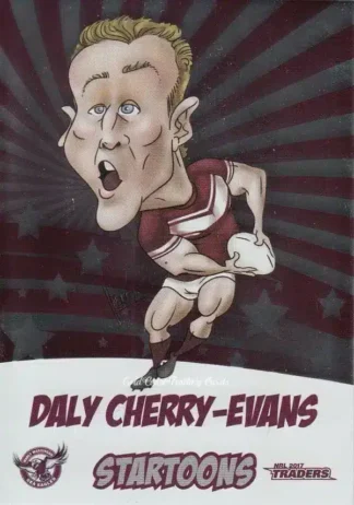 2017 NRL Traders 3D Startoons - STA07 Daly Cherry-Evans Manly Sea Eagles