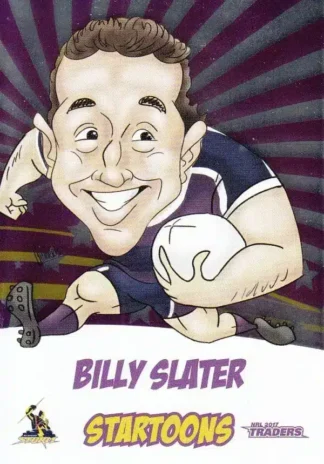 2017 NRL Traders 3D Startoons - STA08 Billy Slater Melbourne Storm