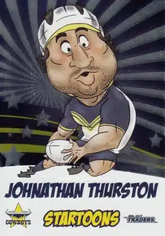 2017 NRL Traders 3D Startoons - STA10 Johnathan Thurston North QLD Cowboys
