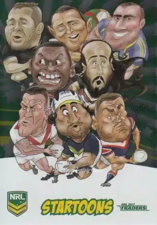2017 NRL Traders 3D Startoons - STA14 Header Card