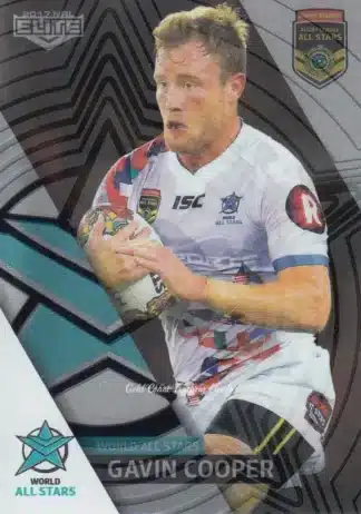 2017 NRL Elite All Stars Box Cards - AS09 Gavin Cooper World All Stars