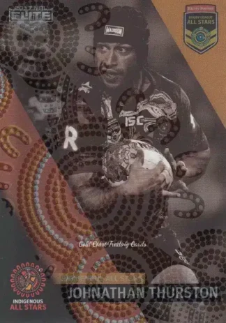 2017 NRL Elite All Stars Parallels - ASP01 Johnathan Thurston Indigenous All Stars