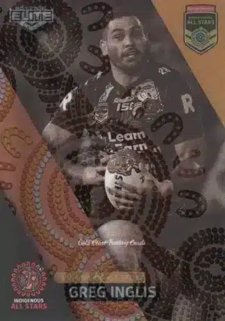 2017 NRL Elite All Stars Parallels - ASP02 Greg Inglis Indigenous All Stars