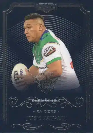 2017 NRL Elite Common Card - Base 016 Josh Papalii Canberra Raiders