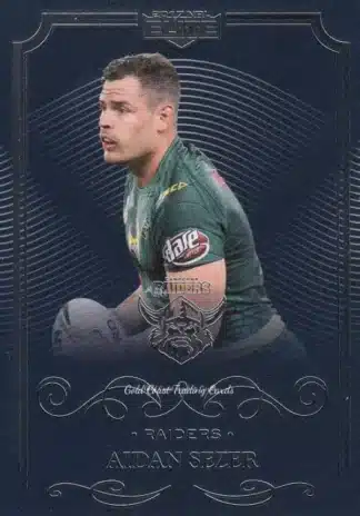2017 NRL Elite Common Card - Base 019 Aidan Sezer Canberra Raiders