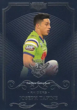 2017 NRL Elite Common Card - Base 020 Joseph Tapine Canberra Raiders