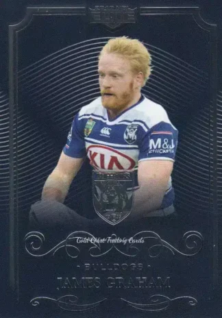 2017 NRL Elite Common Card - Base 023 James Graham Canterbury Bulldogs