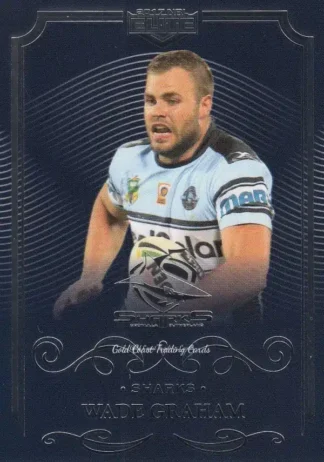 2017 NRL Elite Common Card - Base 035 Wade Graham Cronulla Sharks