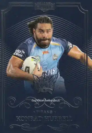 2017 NRL Elite Common Card - Base 044 Konrad Hurrell Gold Coast Titans