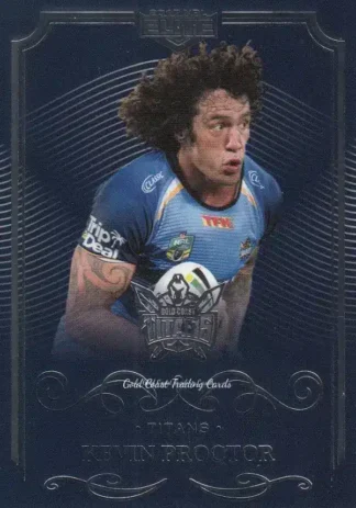 2017 NRL Elite Common Card - Base 048 Kevin Proctor Gold Coast Titans