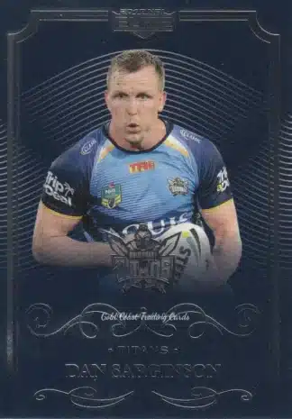 2017 NRL Elite Common Card - Base 049 Dan Sarginson Gold Coast Titans