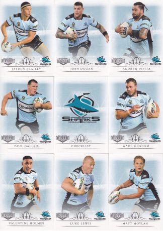 2018 NRL Elite Base Team Set - Cronulla Sharks