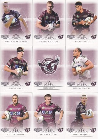 2018 NRL Elite Base Team Set - Manly Sea Eagles