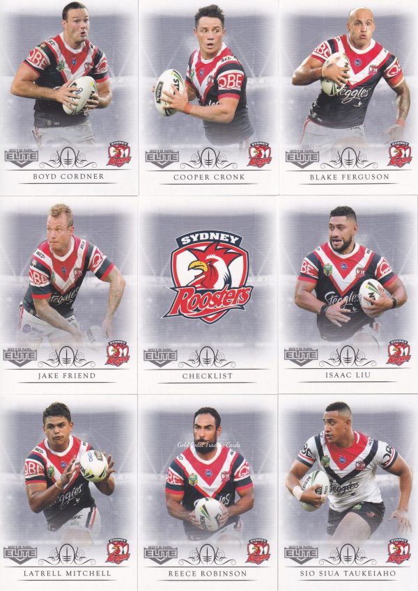 2018 NRL Elite Album With Full Base Set - 160 Cards - Image 17