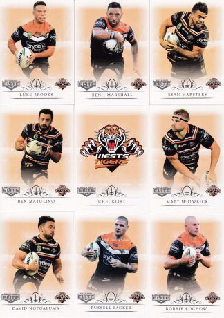 2018 NRL Elite Base Team Set - Wests Tigers