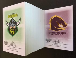 2018 NRL Elite - Mini Base Set 144 Common Cards