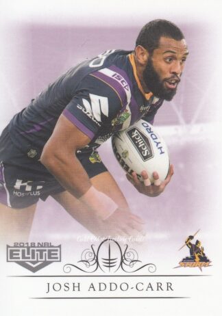 2018 NRL Elite Common Card - Base 062 Josh Addo-Carr Melbourne Storm