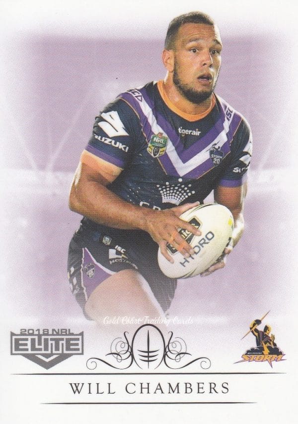 2018 NRL Elite Common Card - Base 064 Will Chambers Melbourne Storm