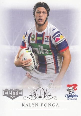 2018 NRL Elite Common Card - Base 078 Kalyn Ponga Newcastle Knights