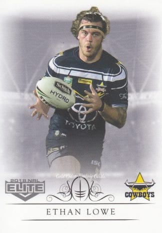 2018 NRL Elite Common Card - Base 086 Ethan Lowe North Qld Cowboys
