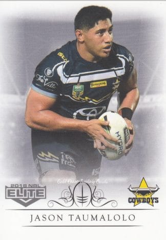 2018 NRL Elite Common Card - Base 089 Jason Taumalolo North Qld Cowboys