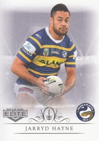 2018 NRL Elite Common Card - Base 093 Jarryd Hayne Parramatta Eels