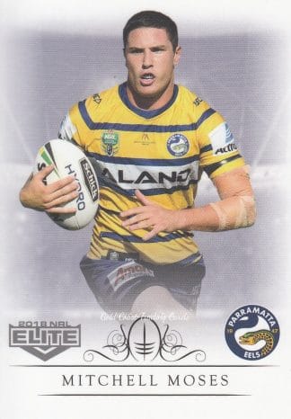 2018 NRL Elite Common Card - Base 098 Mitchell Moses Parramatta Eels