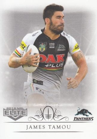 2018 NRL Elite Common Card - Base 108 James Tamou Penrith Panthers