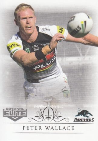 2018 NRL Elite Common Card - Base 109 Peter Wallace Penrith Panthers