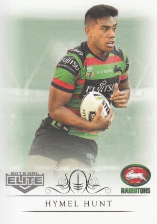 2018 NRL Elite Common Card - Base 115 Hymel Hunt South Sydney Rabbitohs
