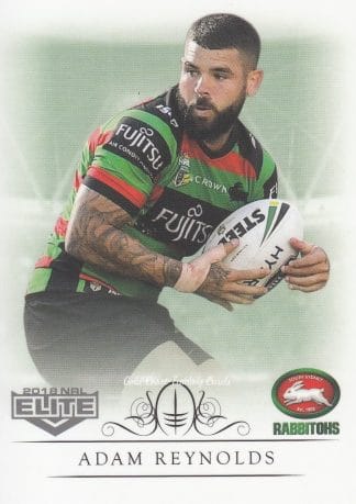 2018 NRL Elite Common Card - Base 118 Adam Reynolds South Sydney Rabbitohs