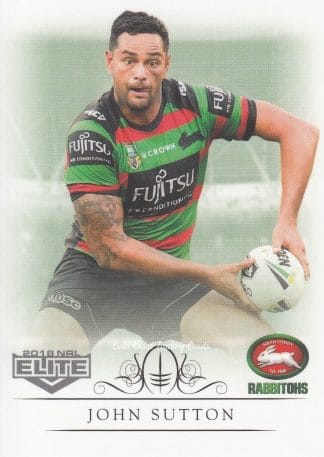 2018 NRL Elite Common Card - Base 119 John Sutton South Sydney Rabbitohs