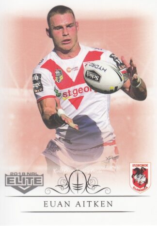 2018 NRL Elite Common Card - Base 123 Euan Aitken St George Dragons