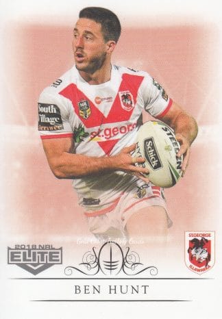 2018 NRL Elite Common Card - Base 126 Ben Hunt St George Dragons