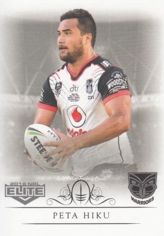 2018 NRL Elite Common Card - Base 145 Peta Hiku Warriors