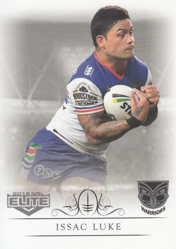 2018 NRL Elite Common Card - Base 148 Issac Luke Warriors