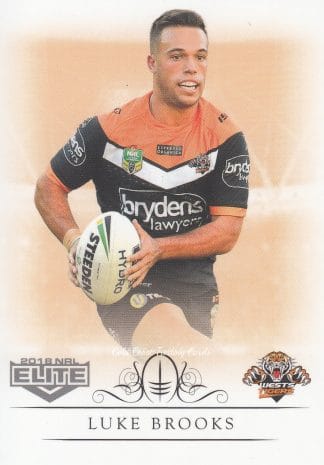 2018 NRL Elite Common Card - Base 152 Luke Brooks Wests Tigers