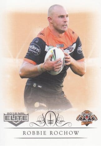 2018 NRL Elite Common Card - Base 159 Robbie Rochow Wests Tigers
