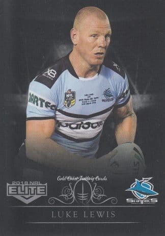 2018 NRL Elite Silver Specials - SS038 Luke Lewis Cronulla Sharks