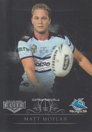 2018 NRL Elite Silver Specials - SS039 Matt Moylan Cronulla Sharks