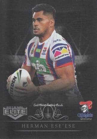 2018 NRL Elite Silver Specials - SS072 Herman Ese'ese Newcastle Knights