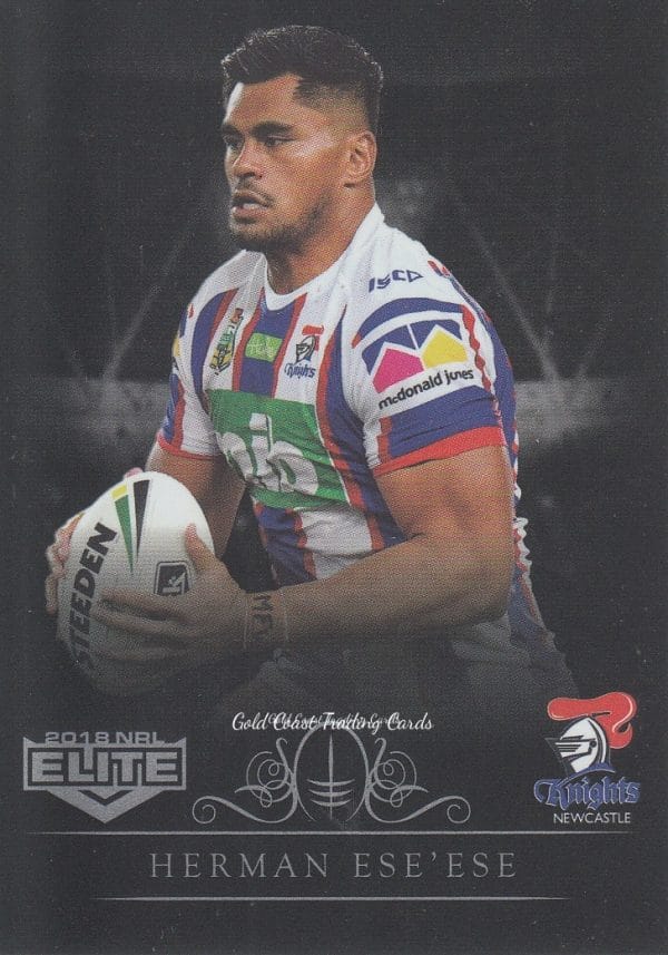 2018 NRL Elite Silver Specials - SS072 Herman Ese'ese Newcastle Knights